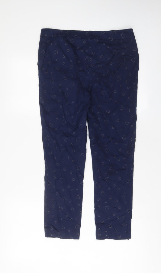 Womens UK Size 30 in NEXT Regular Fit  Blue Trousers