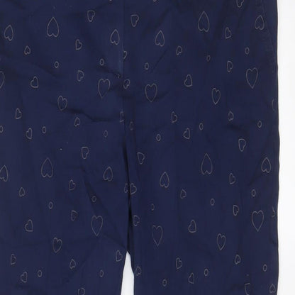 Womens UK Size 30 in NEXT Regular Fit  Blue Trousers
