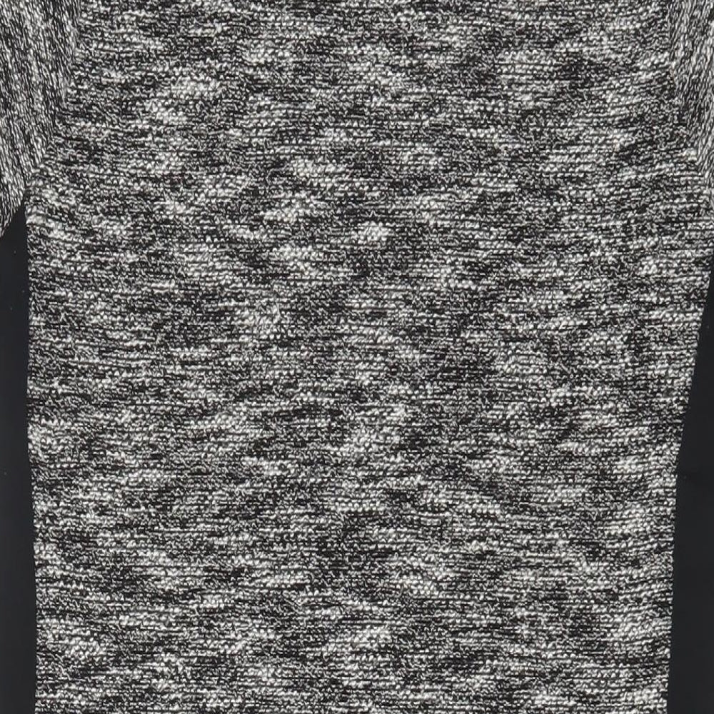 Avenue Womens Grey Polyester A-Line Size 12 Crew Neck Pullover