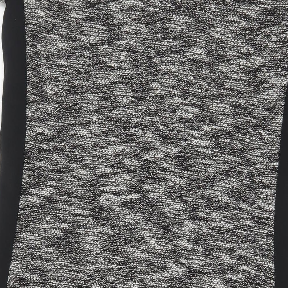 Avenue Womens Grey Polyester A-Line Size 12 Crew Neck Pullover