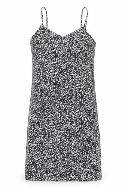 Per Una Womens Grey Animal Print Polyester A-Line Size 10 V-Neck Pullover