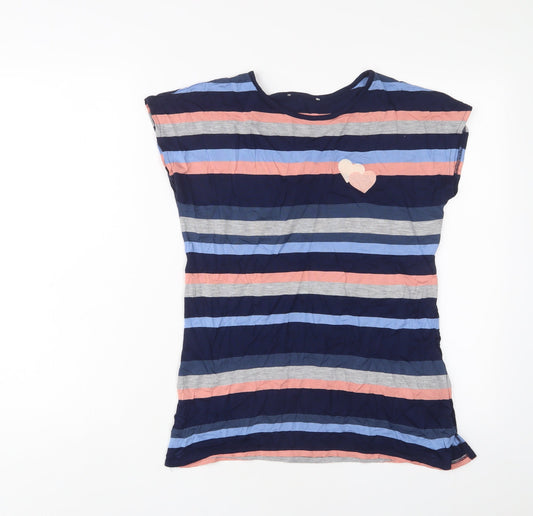 Womens UK Size XS Oasis Multicoloured Basic T-Shirt