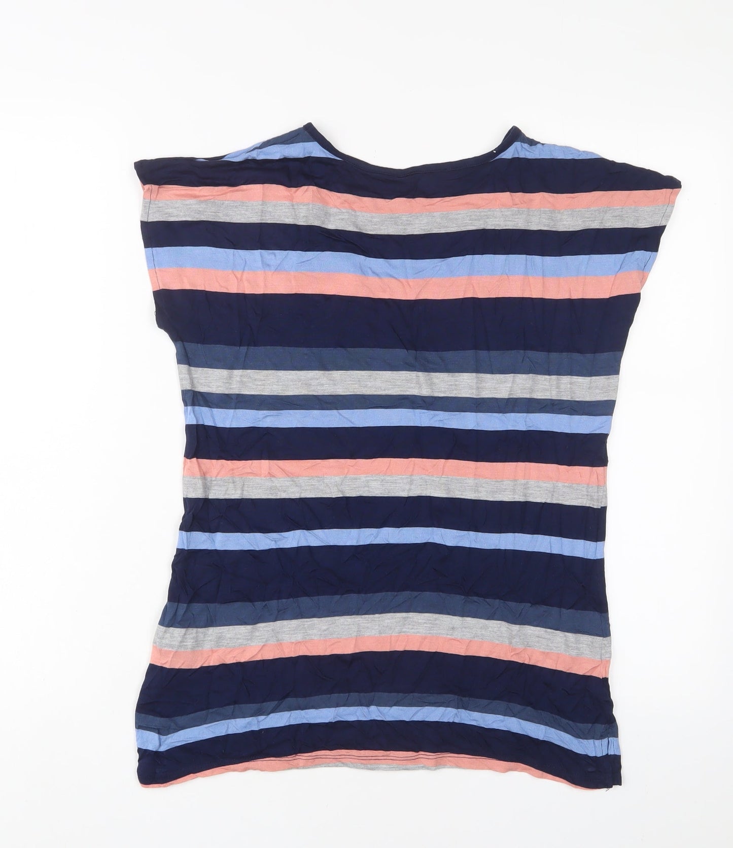 Womens UK Size XS Oasis Multicoloured Basic T-Shirt