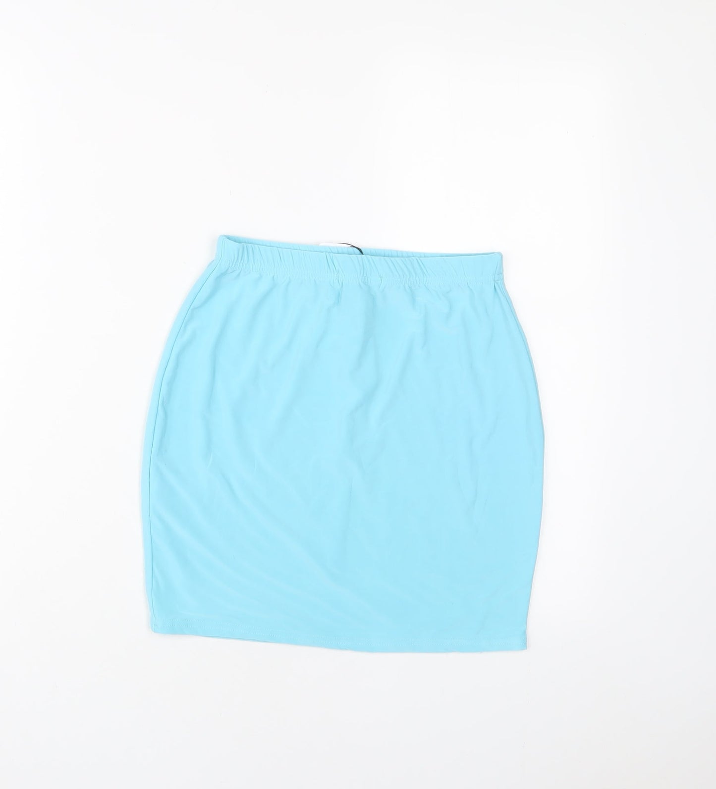 I SAW IT FIRST Womens Blue Polyester A-Line Skirt Size 12