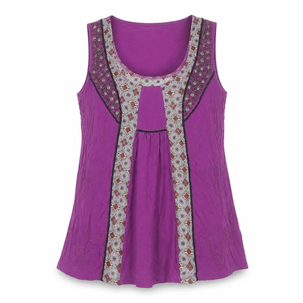 Womens UK Size 12 NEXT Purple Basic Tank