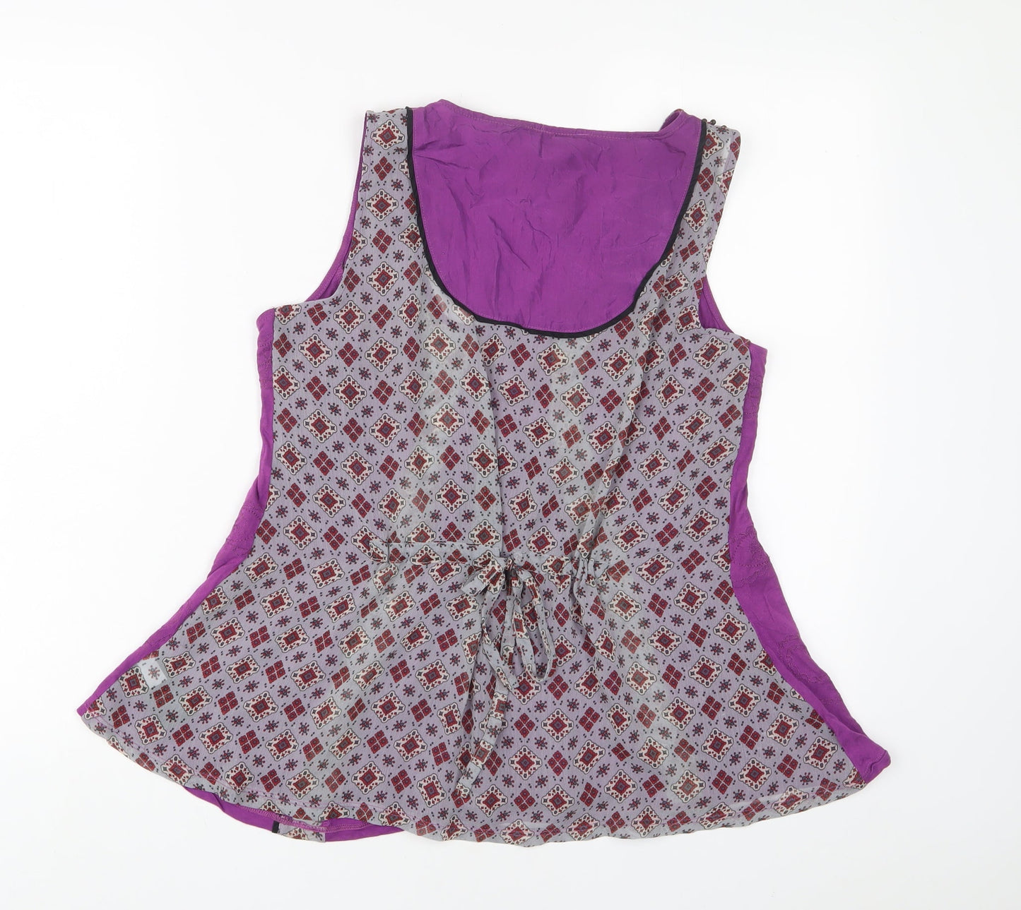 Womens UK Size 12 NEXT Purple Basic Tank