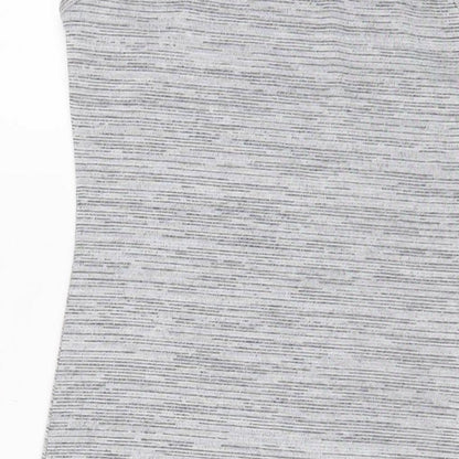 Select Womens Grey Polyester Bodycon Size 10 Crew Neck Pullover