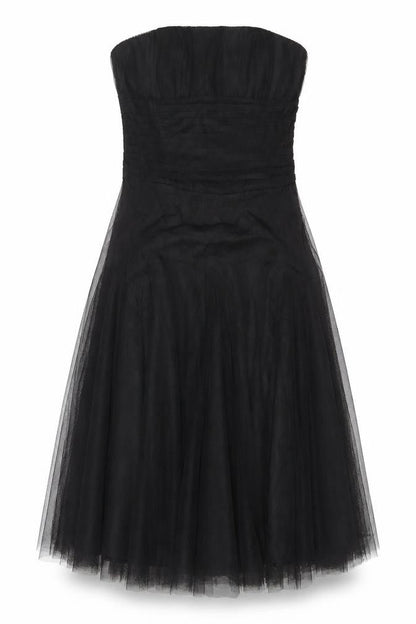 Monsoon Womens Black Polyester A-Line Size 14 Sweetheart Zip