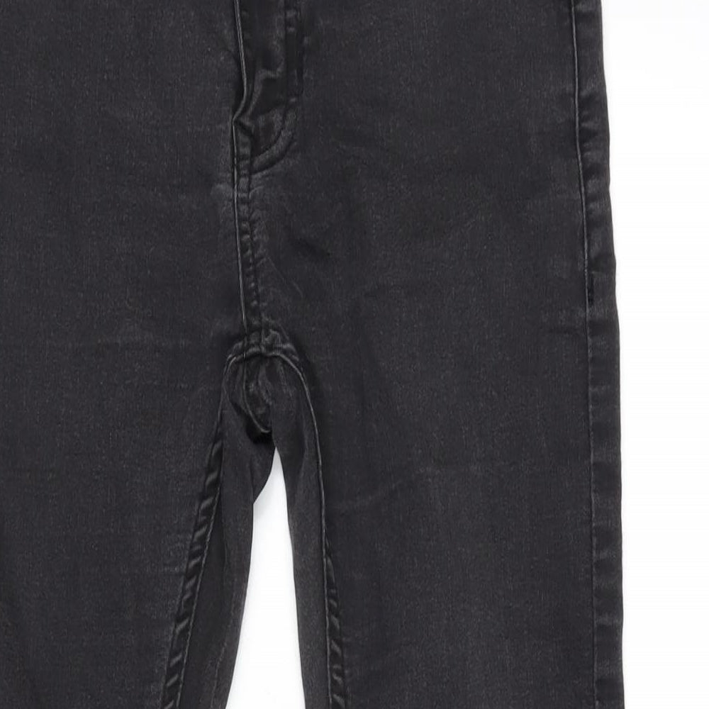 Mens UK Size 32 in Topman Regular Fit Straight Grey Jeans