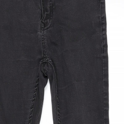 Mens UK Size 32 in Topman Regular Fit Straight Grey Jeans