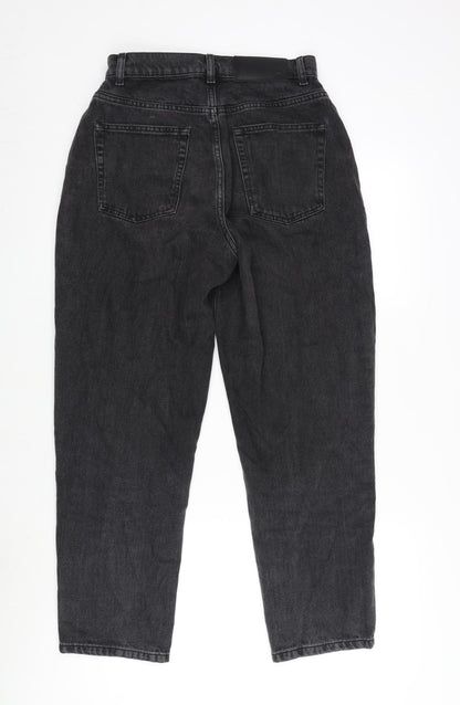 Reclaimed Vintage Womens Grey Cotton Blend Straight Jeans Size 26 in L27 in Regular Zip