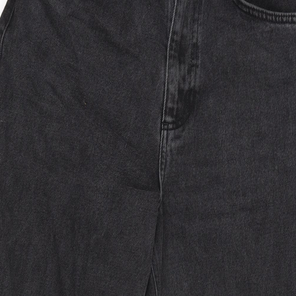 Reclaimed Vintage Womens Grey Cotton Blend Straight Jeans Size 26 in L27 in Regular Zip