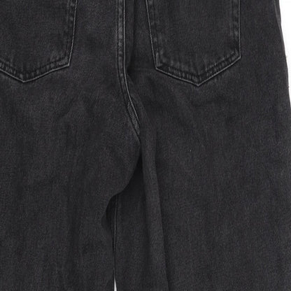 Reclaimed Vintage Womens Grey Cotton Blend Straight Jeans Size 26 in L27 in Regular Zip