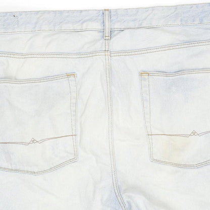 ASOS Mens Blue Cotton Bermuda Shorts Size 42 in L10 in Regular Button