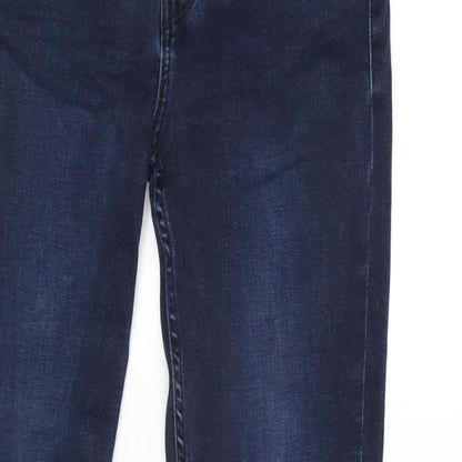 Levi's Womens Black Cotton Blend Skinny Jeans Size 26 in L32 in Regular Zip - 710 Levi's