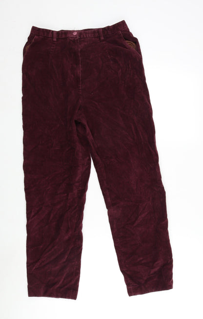 Womens UK Size 28 in Paul seperates Regular Fit  Purple Trousers