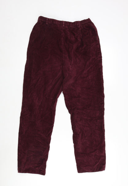 Womens UK Size 28 in Paul seperates Regular Fit  Purple Trousers