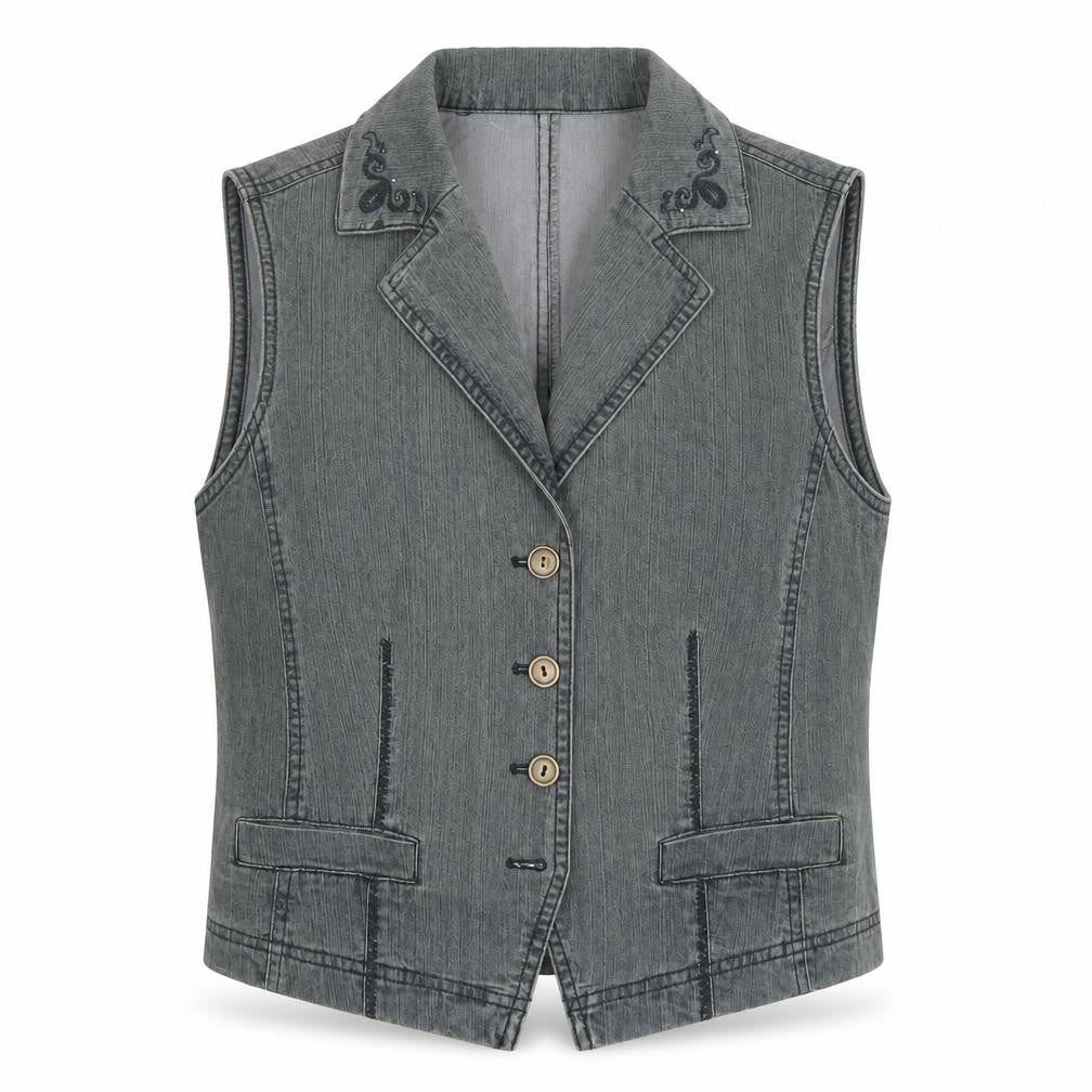 Womens UK Size 14 Oscar B Green Gilet