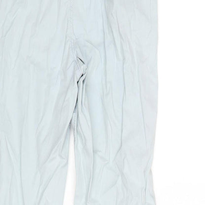 H&M Girls Blue Cotton Straight Jeans Size 9-10 Years L23 in Regular Zip