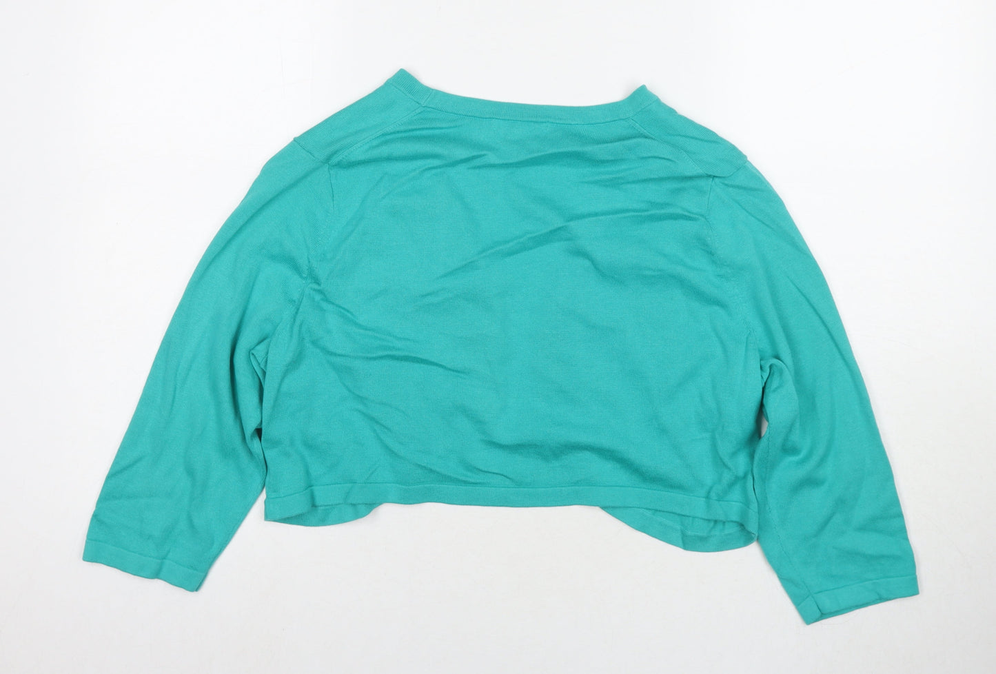 Womens UK Size L Lands' End Blue Cape Jumper