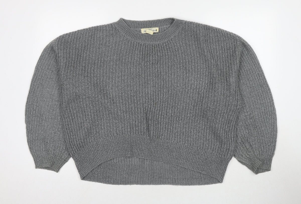 Womens UK Size S H&M Grey Pullover Jumper