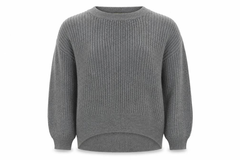 Womens UK Size S H&M Grey Pullover Jumper