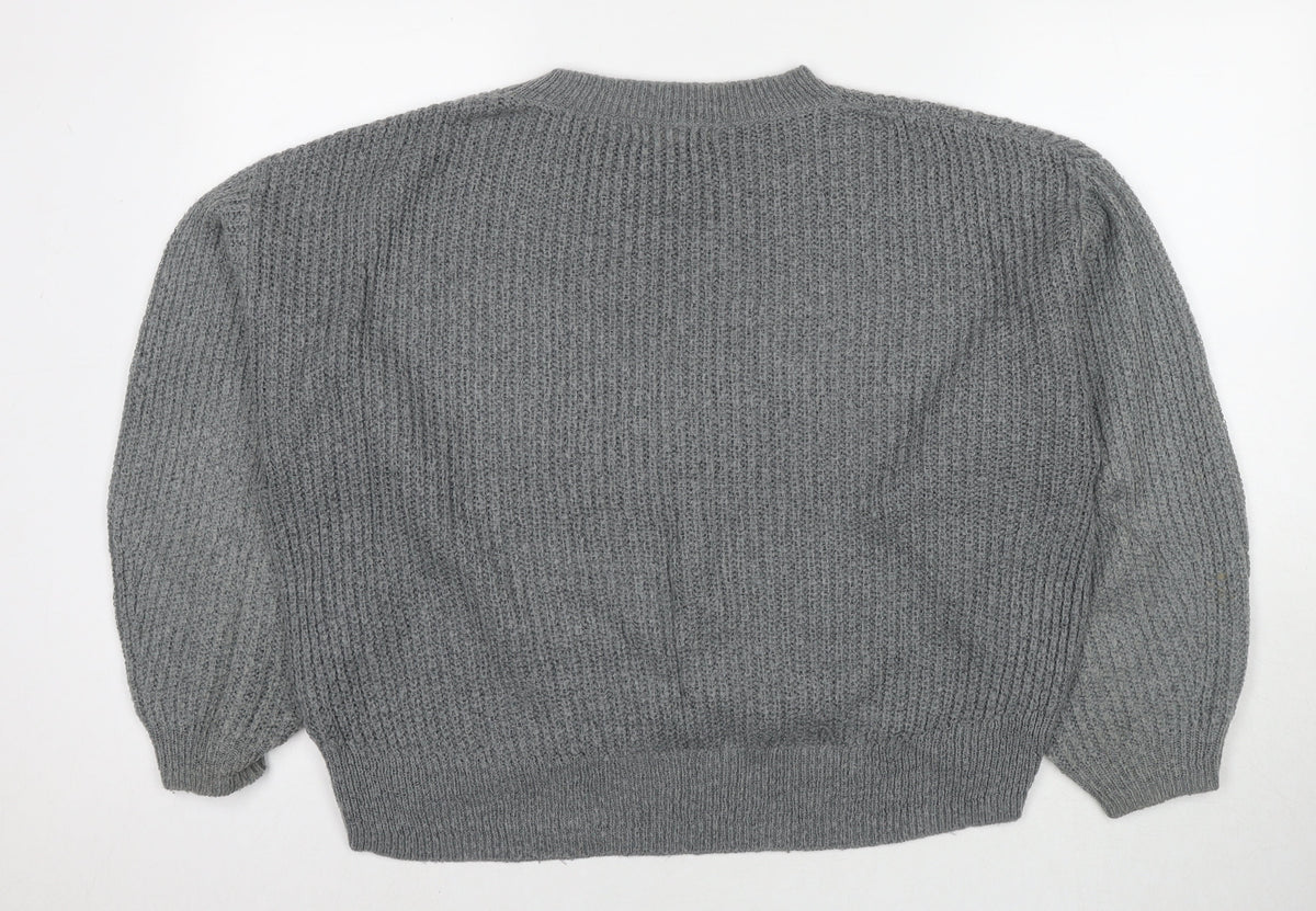 Womens UK Size S H&M Grey Pullover Jumper