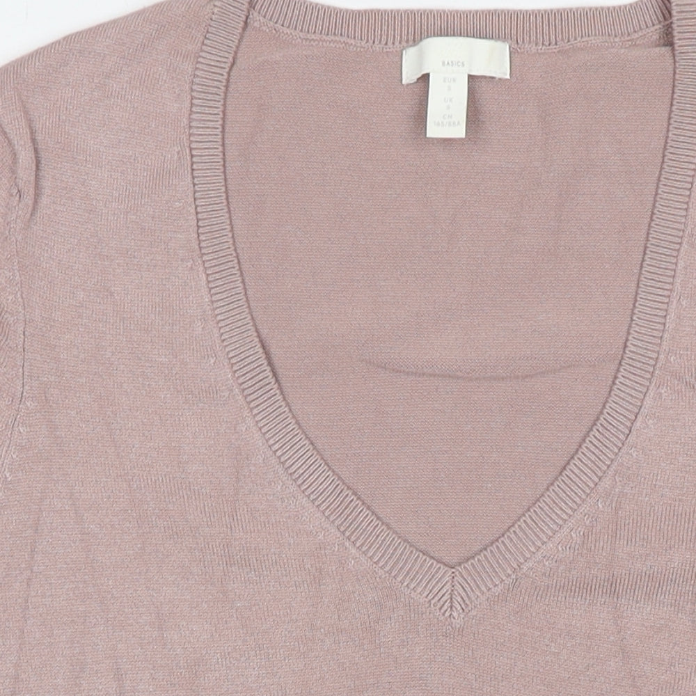 Womens UK Size S H&M Beige Pullover Jumper
