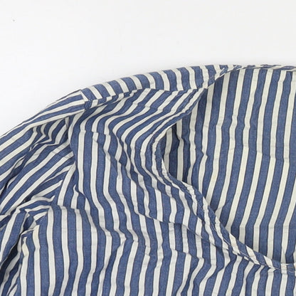 Womens UK Size 6 H&M Blue Basic Blouse
