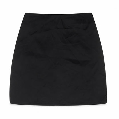 Missguided Womens Black Polyester Mini Skirt Size 6 Zip