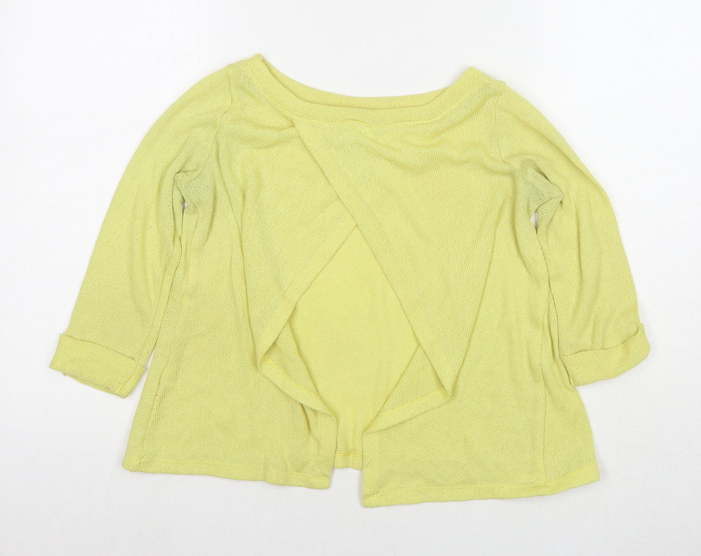 Womens UK Size 6 River Island Yellow Pullover Jumper
