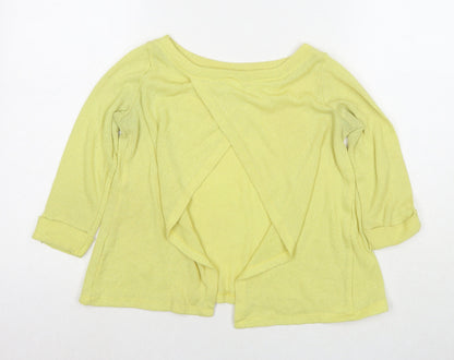 Womens UK Size 6 River Island Yellow Pullover Jumper