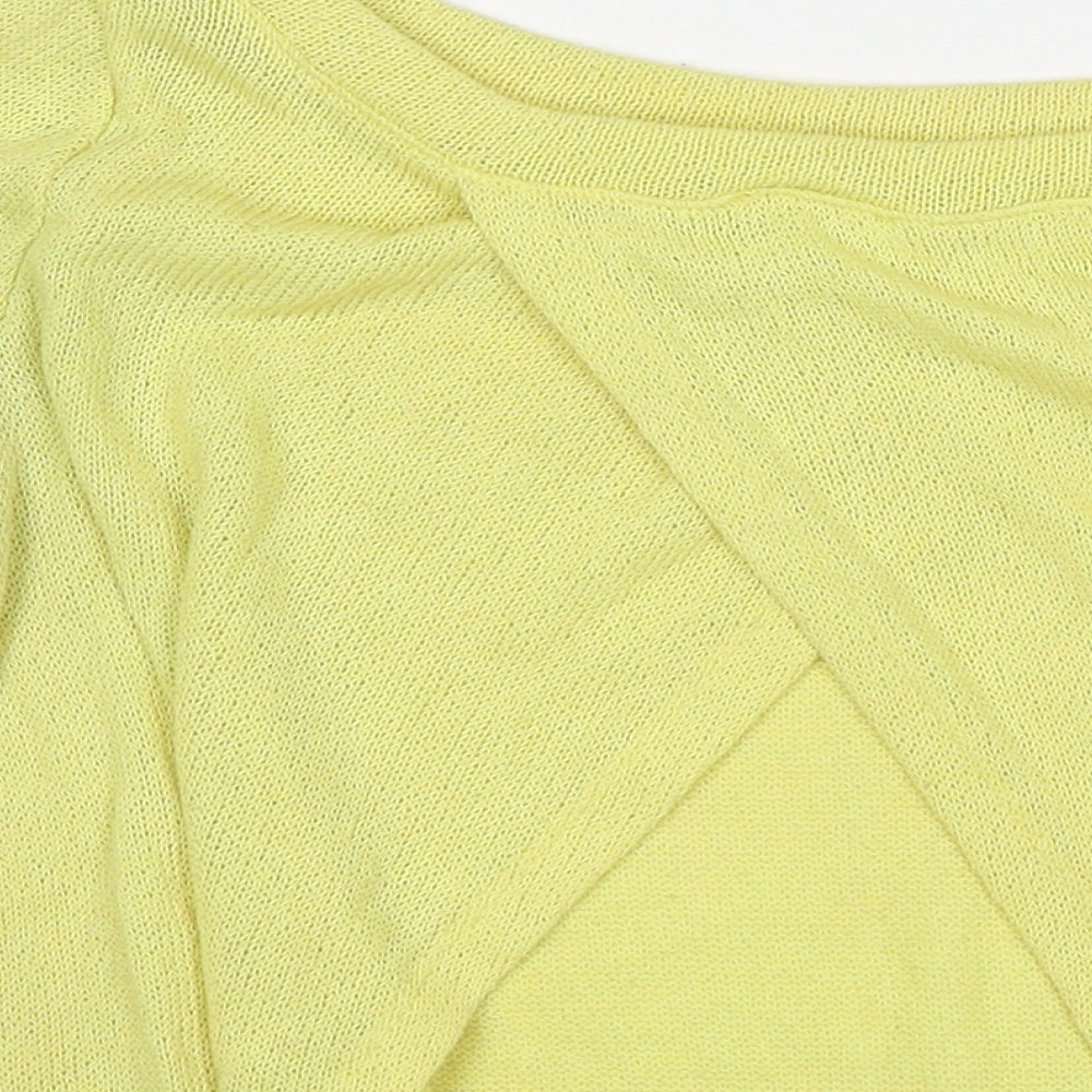 Womens UK Size 6 River Island Yellow Pullover Jumper