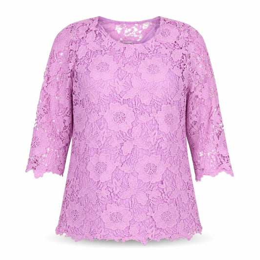 Womens UK Size 10 Damart Purple Tunic Blouse