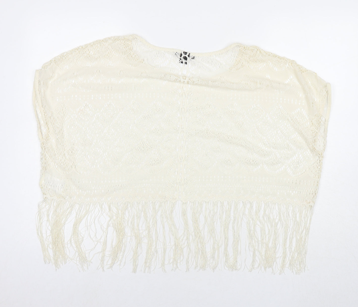 Womens UK Size M H&M Ivory Basic T-Shirt