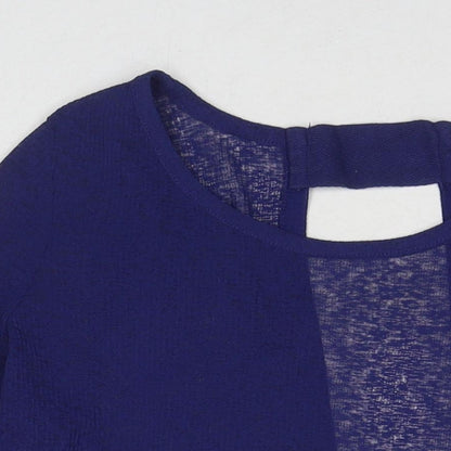 Womens UK Size 10 NEXT Blue Pullover Jumper