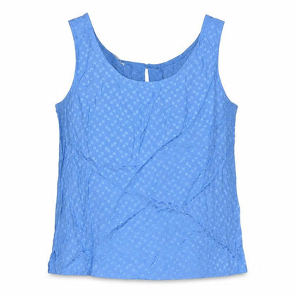 Womens UK Size S H&M Blue Basic Tank