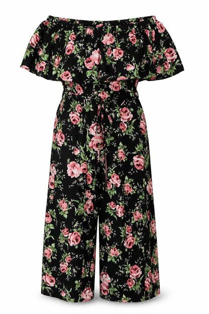 Womens UK Size 8 Topshop One-Piece Black Jumpsuit