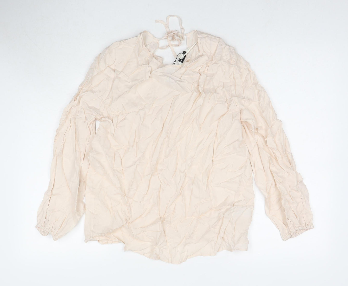 Womens UK Size 12 Marks and Spencer Ivory Basic Blouse