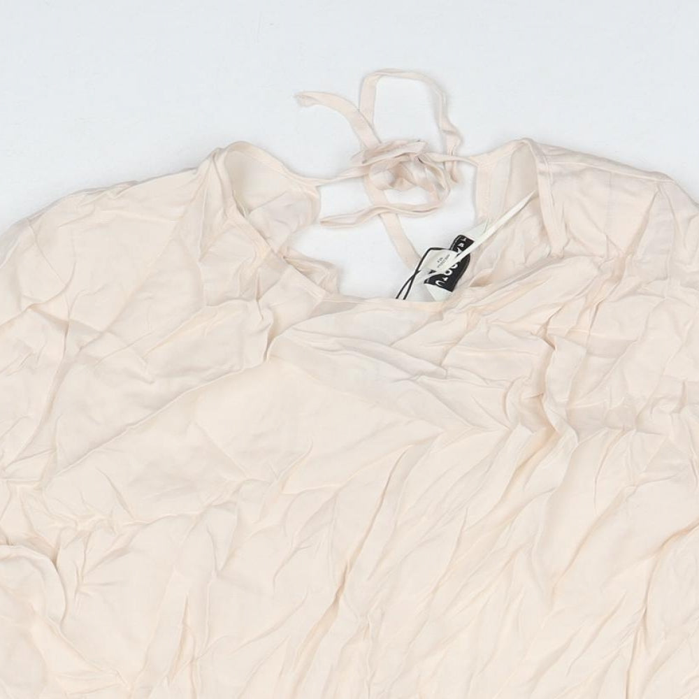 Womens UK Size 12 Marks and Spencer Ivory Basic Blouse