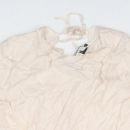 Womens UK Size 12 Marks and Spencer Ivory Basic Blouse