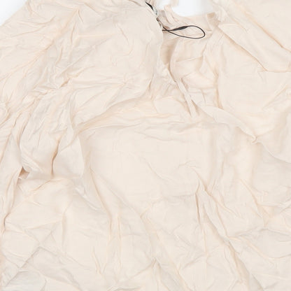 Womens UK Size 12 Marks and Spencer Ivory Basic Blouse