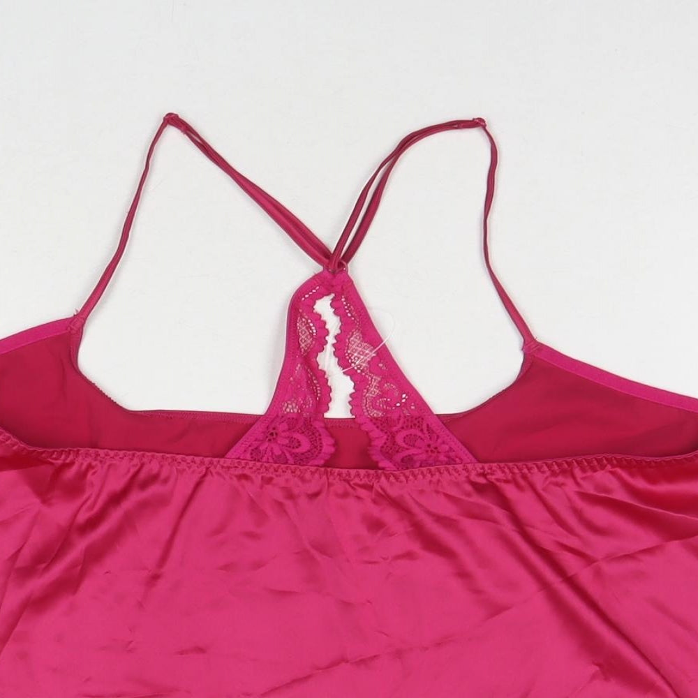 Womens UK Size M Marks and Spencer Pink Camisole Tank