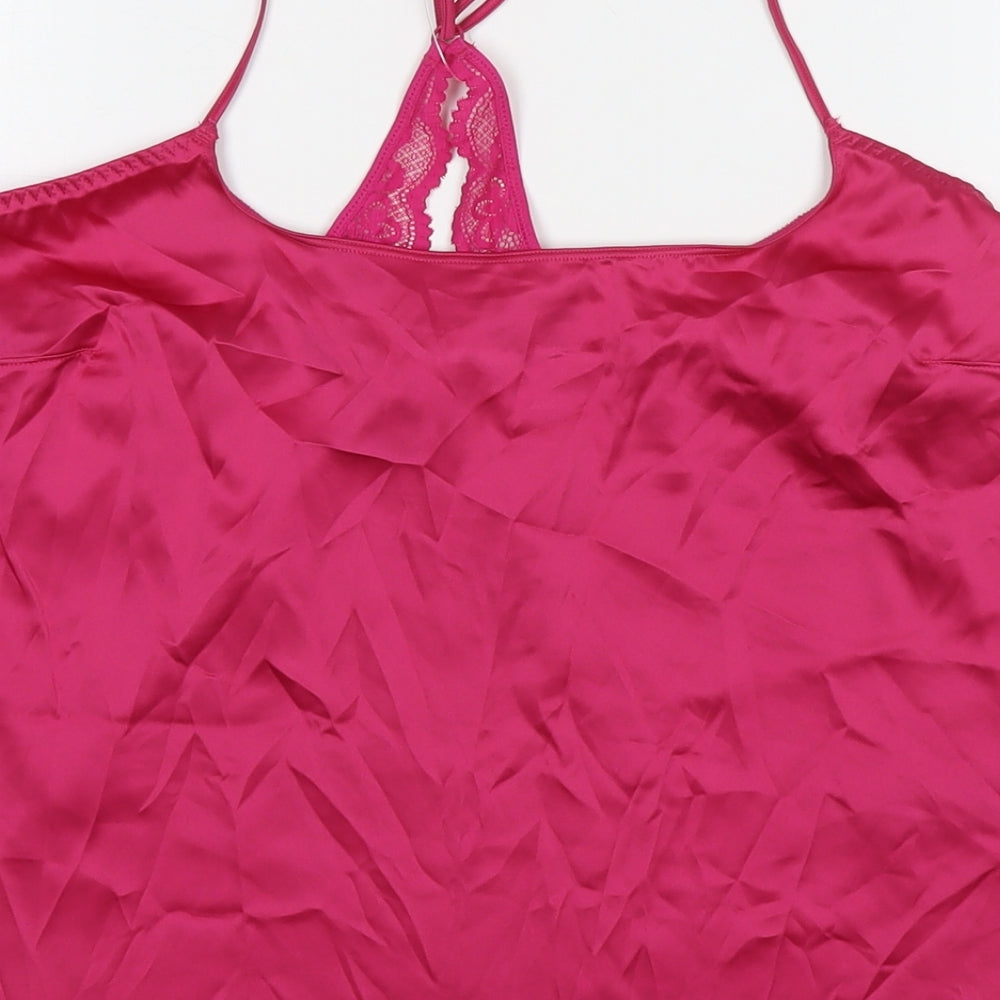 Womens UK Size M Marks and Spencer Pink Camisole Tank