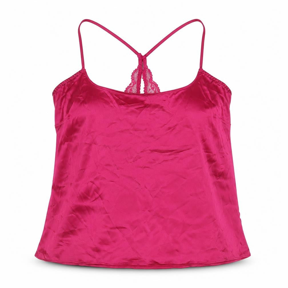 Womens UK Size M Marks and Spencer Pink Camisole T-Shirt