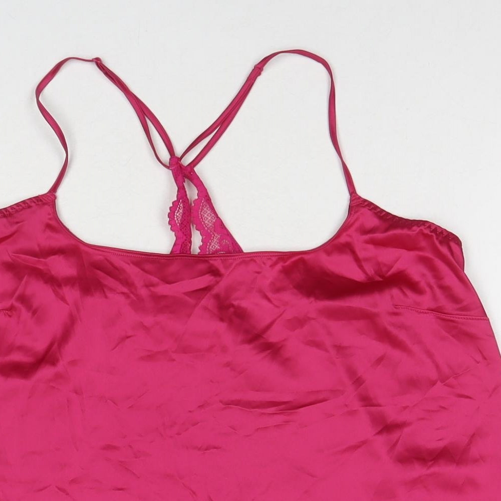Womens UK Size M Marks and Spencer Pink Camisole T-Shirt