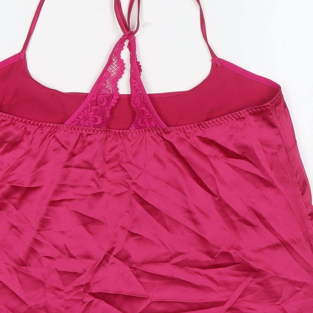 Womens UK Size M Marks and Spencer Pink Camisole T-Shirt