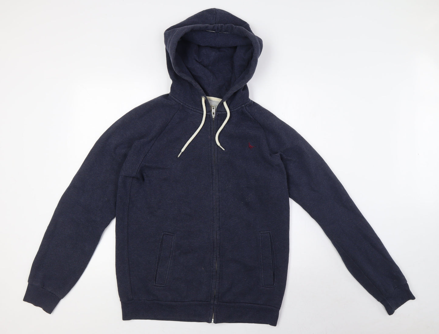Mens UK Size S Jack Wills Blue Full Zip Hoodie