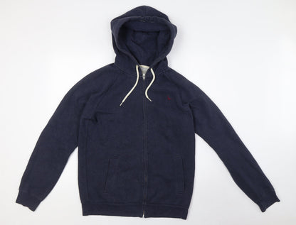 Mens UK Size S Jack Wills Blue Full Zip Hoodie