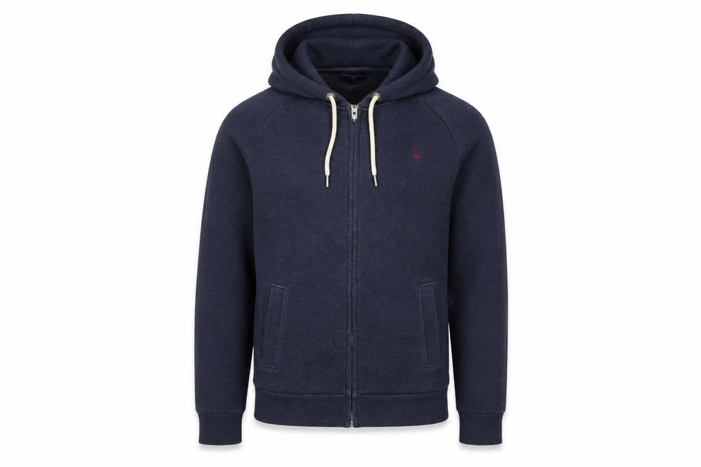 Mens UK Size S Jack Wills Blue Full Zip Hoodie